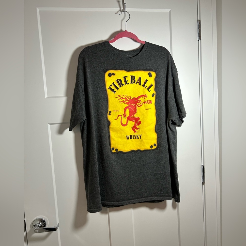 2XL Fireball whisky t shirt